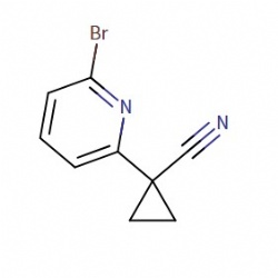 1-(6-bromo-2-pyridyl)cyclopropanecarbonitrile