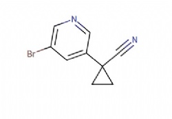 1-(5-bromopyridin-3-yl)cyclopropane-1-carbonitrile