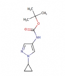 tert-butyl (1-cyclopropyl-1H-pyrazol-4-yl)carbamate
