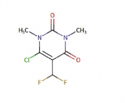 6-chloro-5-(difluoromethyl)-1,3-dimethylpyrimidine-2,4(1H,3H)-dione