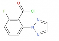 2-fluoro-6-(2H-1,2,3-triazol-2-yl)benzoyl chloride