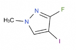 3-fluoro-4-iodo-1-methyl-1H-pyrazole