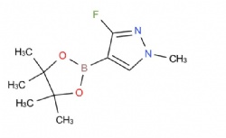 3-fluoro-1-methyl-4-(4,4,5,5-tetramethyl-1,3,2-dioxaborolan-2-yl)-1H-pyrazole