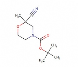 tert-butyl 2-cyano-2-methylmorpholine-4-carboxylate