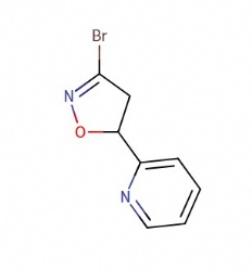 3-bromo-5-(pyridin-2-yl)-4,5-dihydroisoxazole