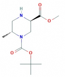 1-O-tert-butyl 3-O-methyl (3R,6R)-6-methylpiperazine-1,3-dicarboxylate
