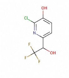 2-chloro-6-(2,2,2-trifluoro-1-hydroxyethyl)pyridin-3-ol