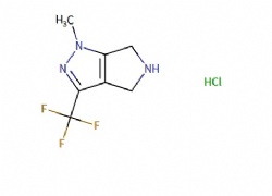 1-methyl-3-(trifluoromethyl)-1,4,5,6-tetrahydropyrrolo[3,4-c]pyrazole hydrochloride