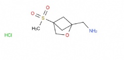 (4-(methylsulfonyl)-2-oxabicyclo[2.1.1]hexan-1-yl)methanamine hydrochloride
