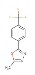 2-methyl-5-(4-(trifluoromethyl)phenyl)-1,3,4-oxadiazole