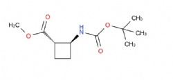 Methyl (1S,2S)-2-((tert-butoxycarbonyl)amino)cyclobutane-1-carboxylate
