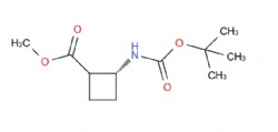 methyl (2R)-2-((tert-butoxycarbonyl)amino)cyclobutane-1-carboxylate