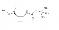 methyl(1R,2R)-2-[(tert-butyloxycarbonyl)amino]cyclobutanecarboxylate