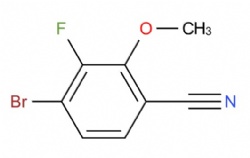 4-bromo-3-fluoro-2-methoxybenzonitrile