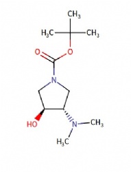 tert-butyl (3S,4S)-3-(dimethylamino)-4-hydroxypyrrolidine-1-carboxylate