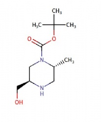 tert-butyl (2R,5R)-5-(hydroxymethyl)-2-methylpiperazine-1-carboxylate