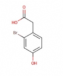 2-(2-bromo-4-hydroxyphenyl)acetic acid