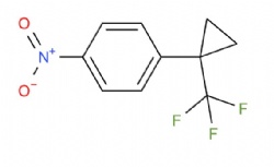 1-nitro-4-(1-(trifluoromethyl)cyclopropyl)benzene