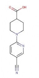 1-(5-Cyanopyridin-2-yl)piperidine-4-carboxylic acid