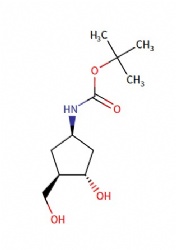 tert-butyl N-[(1R,3S,4R)-3-hydroxy-4-(hydroxymethyl)cyclopentyl]carbamate