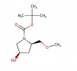 tert-butyl (2R,4R)-4-hydroxy-2-(methoxymethyl)pyrrolidine-1-carboxylate