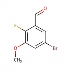 5-bromo-2-fluoro-3-methoxybenzaldehyde