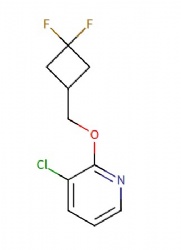 3-chloro-2-((3,3-difluorocyclobutyl)methoxy)pyridine