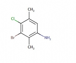 3-Bromo-4-chloro-2,5-dimethylaniline