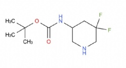 tert-butyl (5,5-difluoropiperidin-3-yl)carbamate