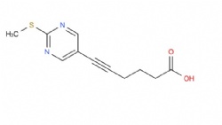 6-(2-(methylthio)pyrimidin-5-yl)hex-5-ynoic acid