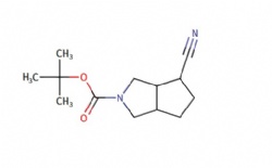 tert-butyl 4-cyanohexahydrocyclopenta[c]pyrrole-2(1H)-carboxylate