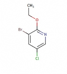 3-bromo-5-chloro-2-ethoxypyridine