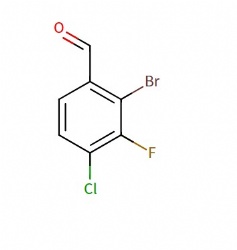 2-bromo-4-chloro-3-fluorobenzaldehyde