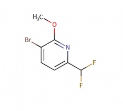 3-bromo-6-(difluoromethyl)-2-methoxypyridine