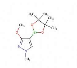 3-methoxy-1-methyl-4-(4,4,5,5-tetramethyl-1,3,2-dioxaborolan-2-yl)-1H-pyrazole