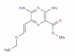 methyl (E)-3,5-diamino-6-(2-ethoxyvinyl)pyrazine-2-carboxylate