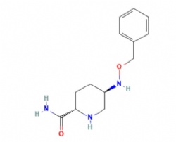 (2S,5R)-5-(phenylmethoxyamino)piperidine-2-carboxamide