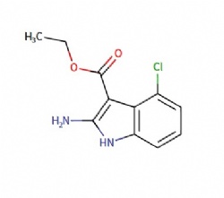 ethyl 2-amino-4-chloro-1H-indole-3-carboxylate