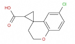 6-chlorospiro[chromane-4,1'-cyclopropane]-2'-carboxylic acid