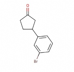 3-(3-bromophenyl)cyclopentan-1-one