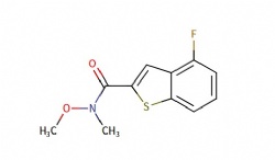 4-fluoro-N-methoxy-N-methylbenzo[b]thiophene-2-carboxamide