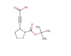 3-{1-[(tert-butoxy)carbonyl]pyrrolidin-2-yl}prop-2-ynoic acid
