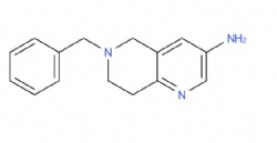 6-benzyl-5,6,7,8-tetrahydro-1,6-naphthyridin-3-amine
