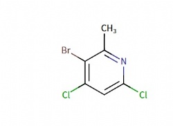 3-bromo-4,6-dichloro-2-methylpyridine