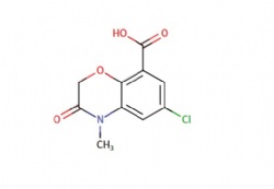 6-chloro-4-methyl-3-oxo-3,4-dihydro-2H-benzo[b][1,4]oxazine-8-carboxylic acid