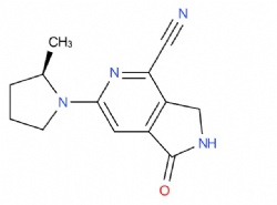 6-[(2R)-2-Methylpyrrolidin-1-yl]-1-oxo-2,3-dihydro-1H-pyrrolo[3,4-c]pyridine-4-carbonitrile