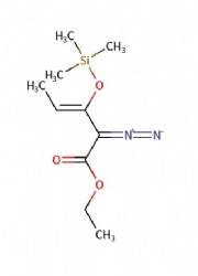 ethyl (Z)-2-diazo-3-((trimethylsilyl)oxy)pent-3-enoate