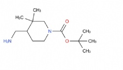 tert-butyl 4-(aminomethyl)-3,3-dimethylpiperidine-1-carboxylate