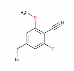 4-(bromomethyl)-2-fluoro-6-methoxybenzonitrile