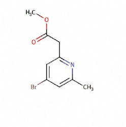 methyl 2-(4-bromo-6-methylpyridin-2-yl)acetate
